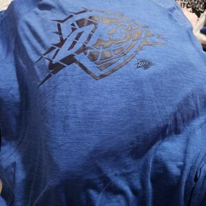 NBA Blue OKC Thunder Short Sleeve Tee